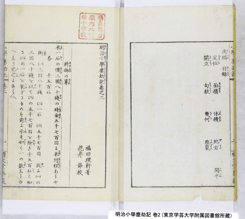 明治小學塵劫記 卷2 - ページ 3