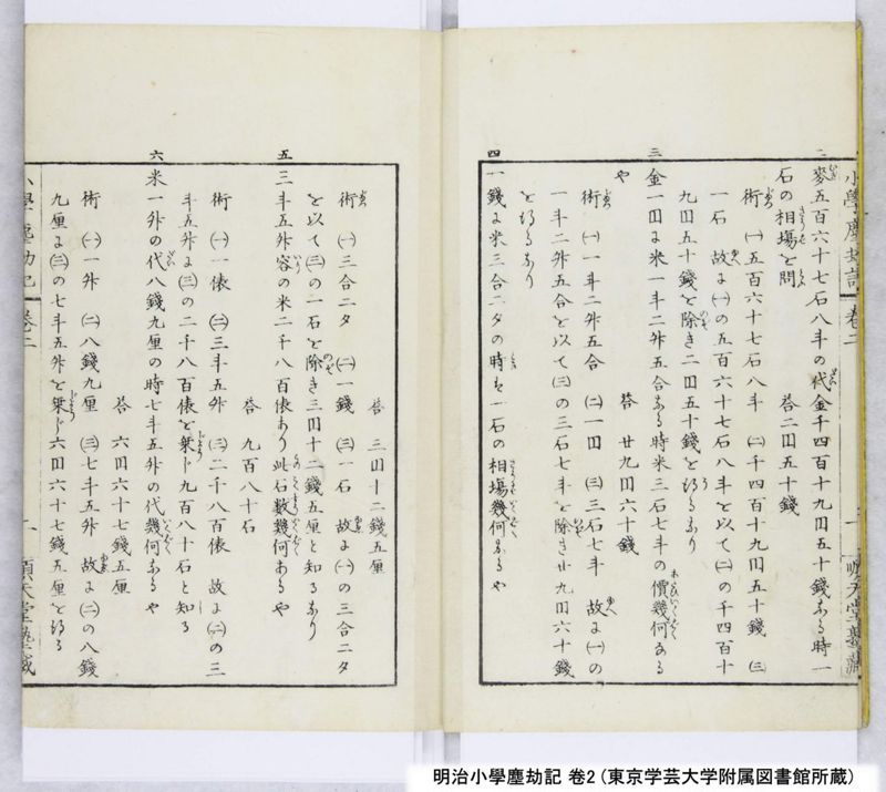 明治小學塵劫記 卷2 - ページ 4