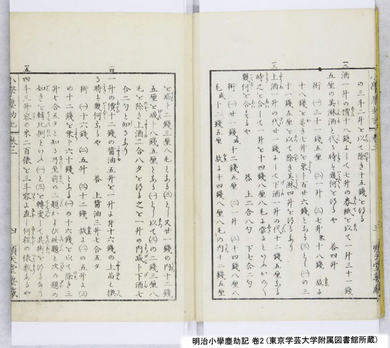 明治小學塵劫記 卷2 - ページ 6