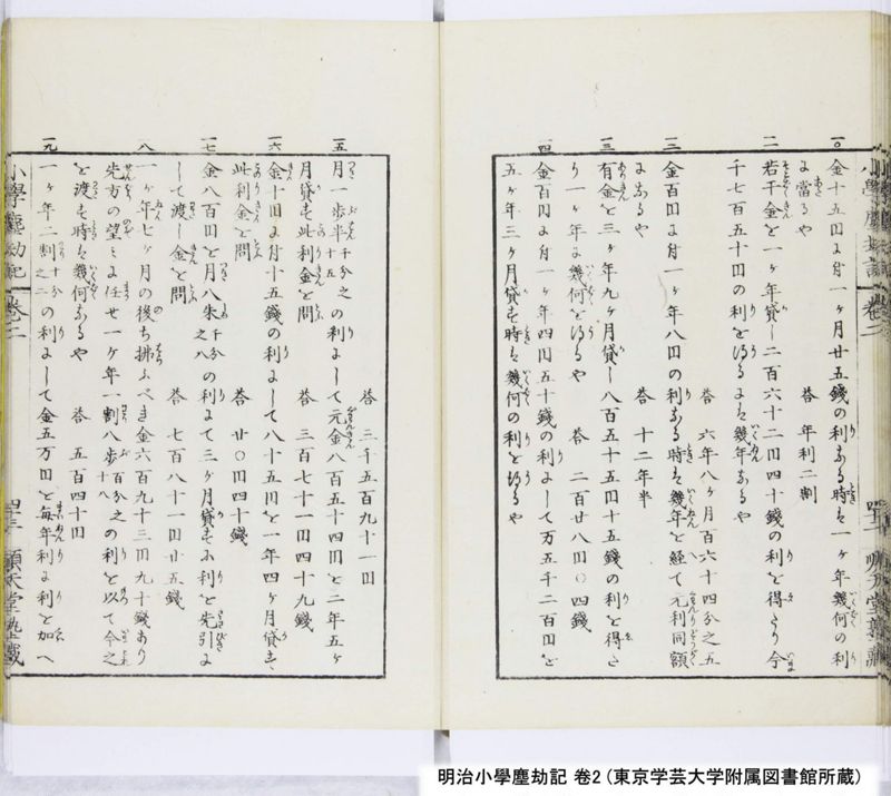 明治小學塵劫記 卷2 - ページ 45
