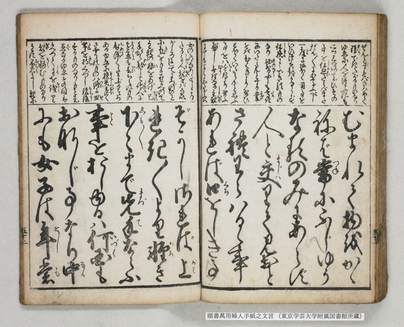 頭書萬用婦人手紙之文言 - ページ 56