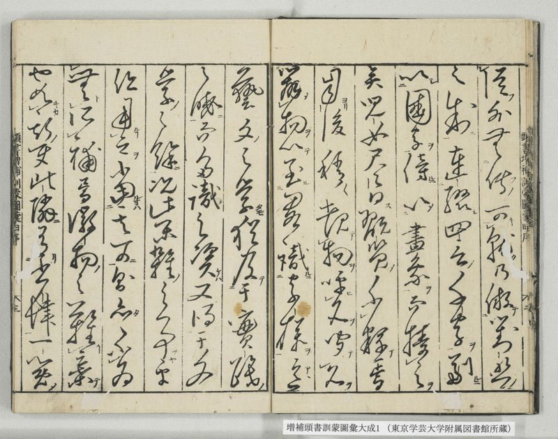増補頭書訓蒙図彙大成 10巻 1:序, 凡例, 目録 - ページ 6
